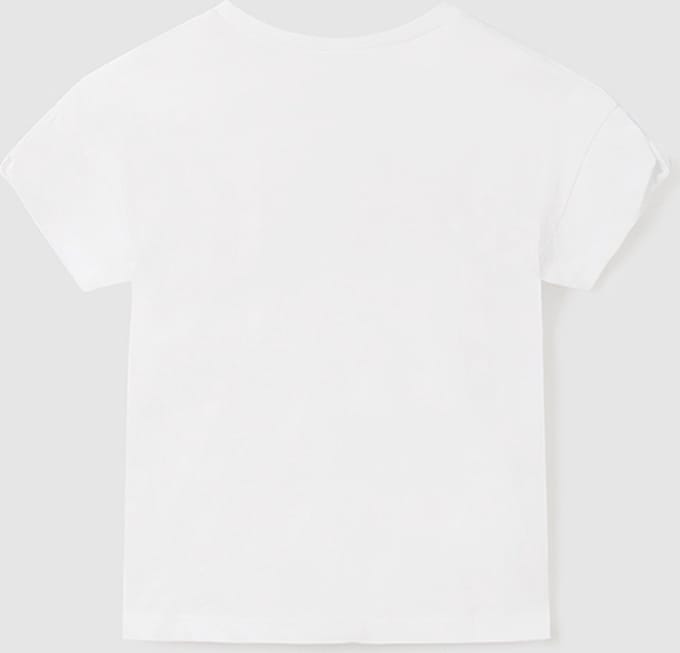 MAYORAL - T-shirt - Maat 176 - Meisjes - 077 White -