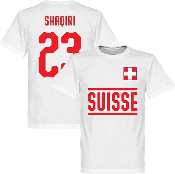 Zwitserland Shaqiri 23 Team T-Shirt  - M