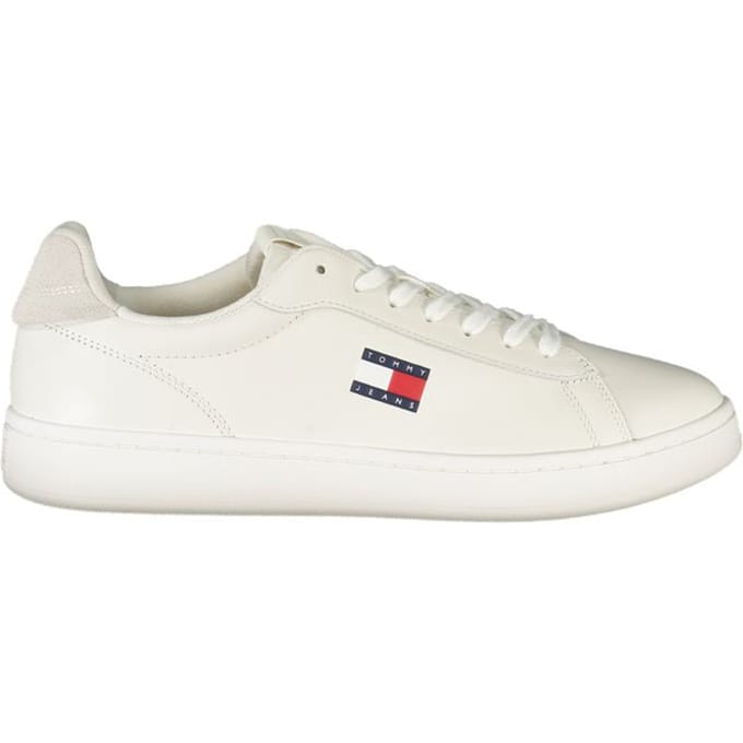 Tommy Hilfiger Bianco Polyurethaan Heren Sneakers