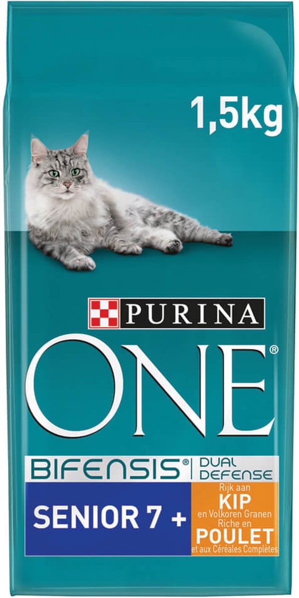 2x PURINA ONE Senior 7+ kip 1,5kg