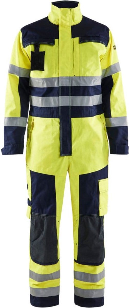 Blaklader Multinorm overall 6378-1514 - High Vis Geel/Marineblauw - C48