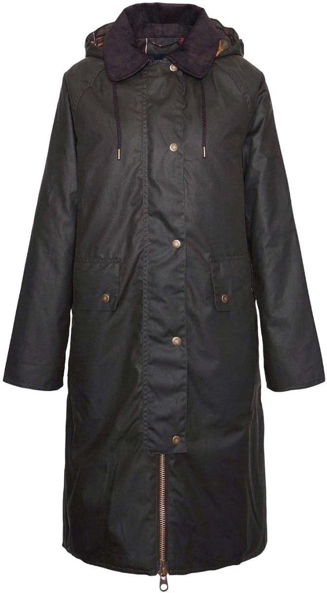 Barbour Dames Waxjas Willows Dark Olive