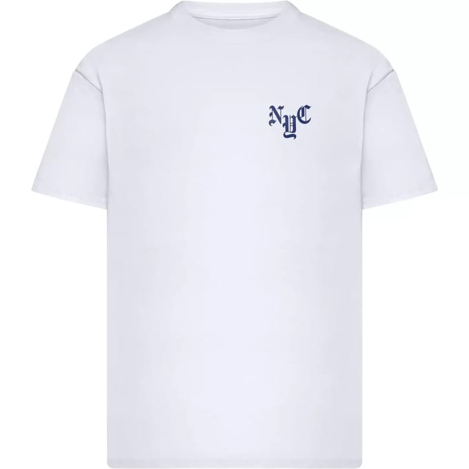 Mister Tee - Urban New York Oversize Heren Tshirt - S - Wit