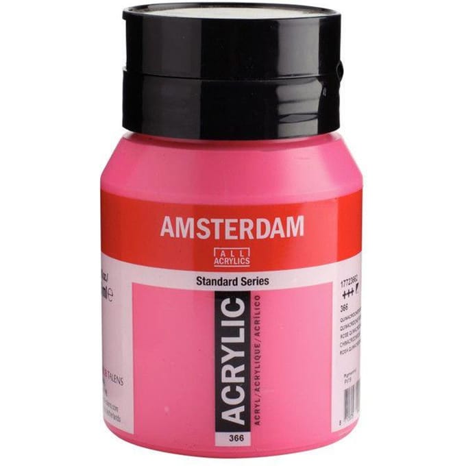 Amsterdam Standard Series Acrylverf - 500 ml 366 Quinacridone Roze