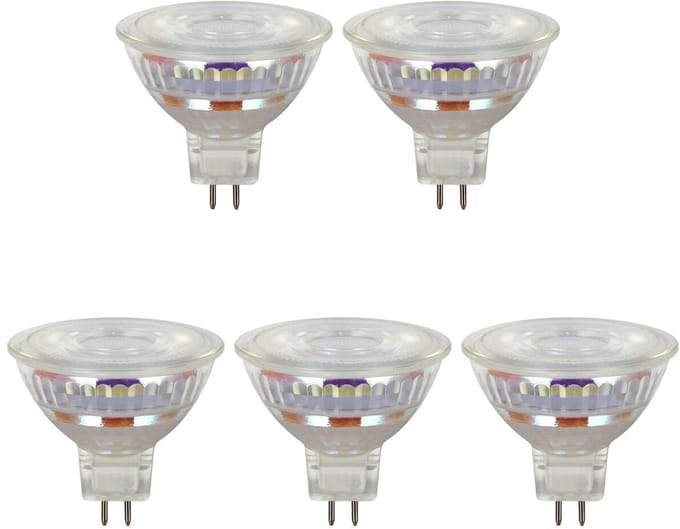 SPL GU5.3 LED Lamp 2.7W - Warm Wit - 350lm - Led Spot MR16 - 5 Stuks