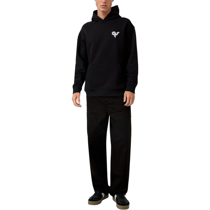 s.Oliver -qs Sweatshirts Black Taglia: M | Felpe con cappuccio Outlet | Uomo | Nero