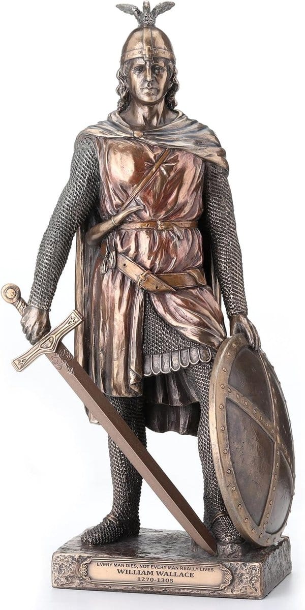 Veronese Design beeld/figuur - Schotse held Sir William Wallace - (hxbxd) ca. 29cm x 13,5cm x 11,5cm