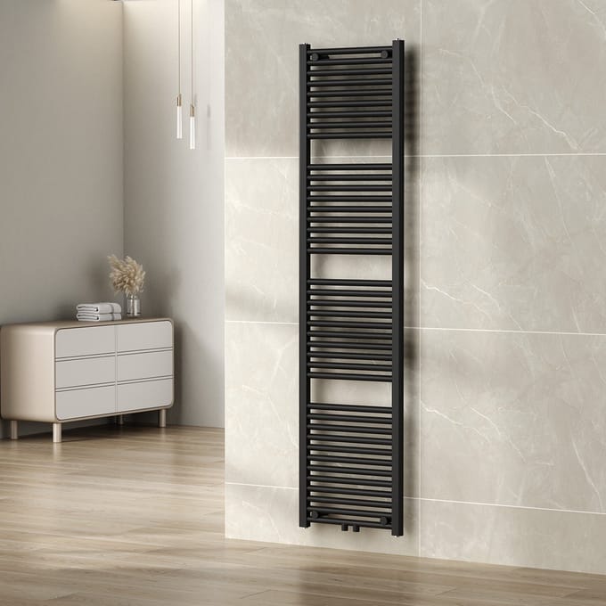 Wiesbaden Elara Sierradiator 181,7 x 45 cm - Mat Zwart
