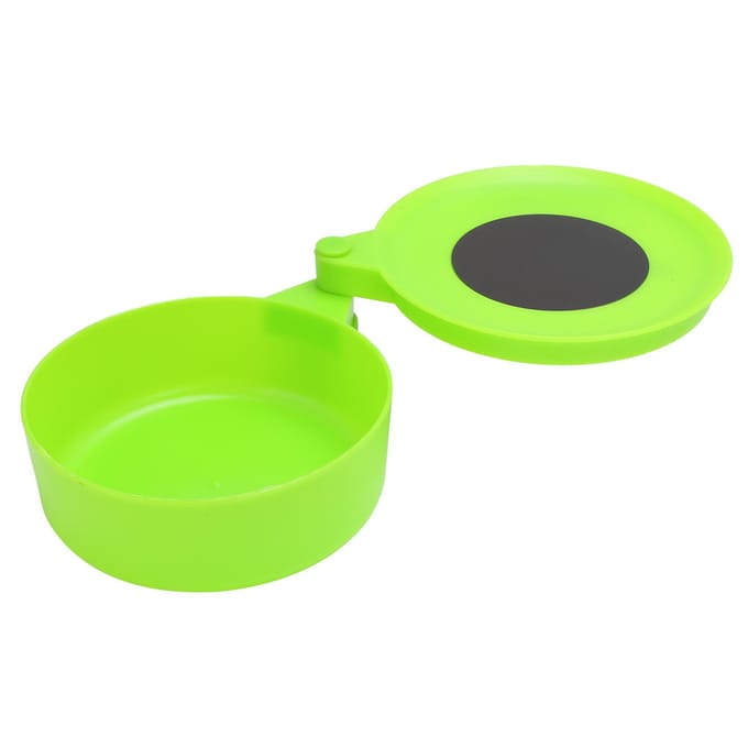 2-Laags Visbak Plastic Materiaal Magnetisch Aasplateau 5 mm Interface Grootte Buiten Trekvissen green