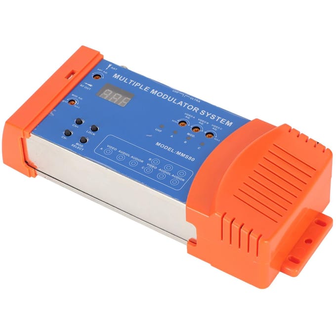Modulateur Domestique Support Multi-Canaux PAL NTSC Système de Modulateurs Multiples pour Boîtier TV Source AV US Plug