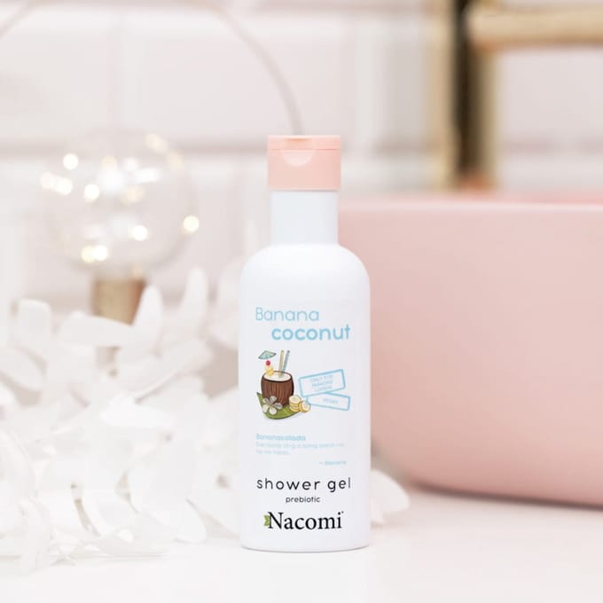 Nacomi Smoothing Shower Gel Banana Coconut 300ml.
