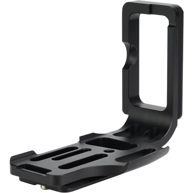 Duurzaam Snelontgrendelend QR L-vormig Camerabeugel Verticale Grip voor Nikon D800D810D800E black