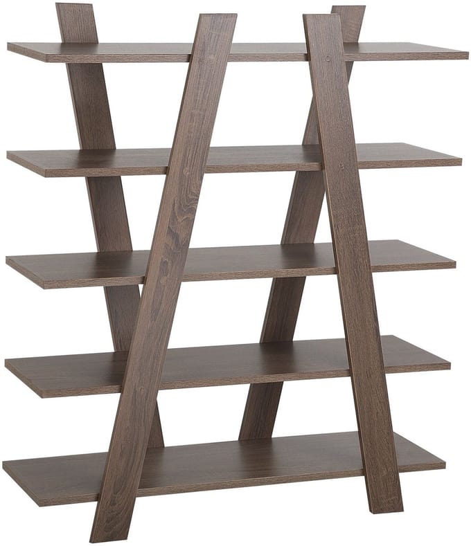 ESCALANTE - Boekenkast - Donkere houtkleur - Vezelplaat