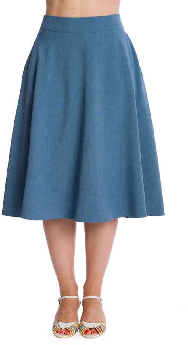 Banned - MY SUMMER STAPLE Rok - 3XL - Blauw
