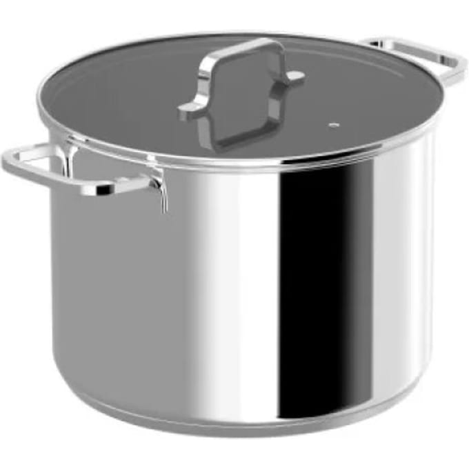 DiNA Kookpot met deksel Helix - Ø 28x25cm - Metaal - PFAS-vrij