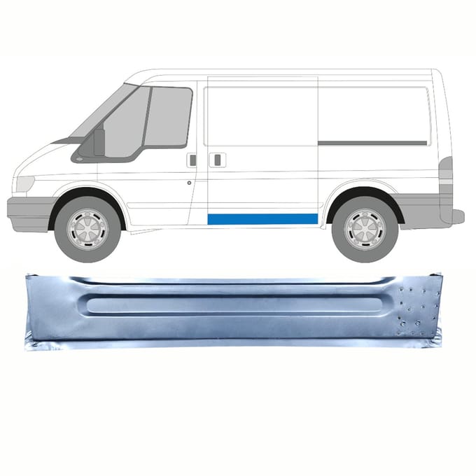 Schuifdeur reparatiepaneel binnen voor Ford Transit 2000-2013 / Links