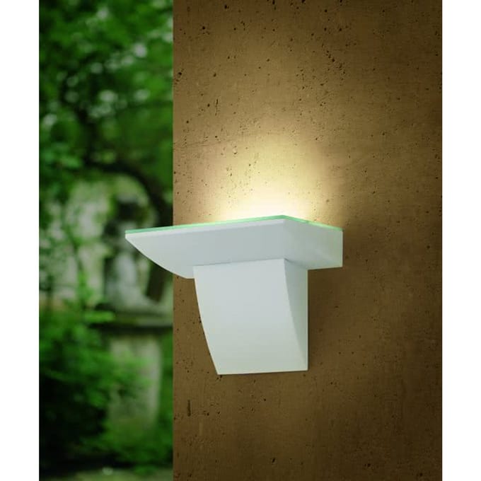 EGLO Fontela - Buitenverlichting - Wandlamp - 2 Lichts - LED - Wit