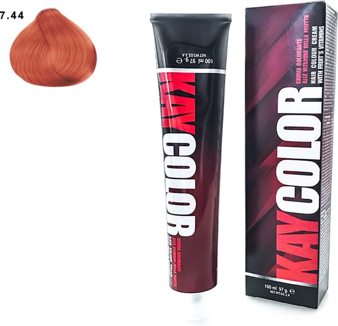 Kay Color - Kay Color Hair Color Cream 100 ml - 7.44