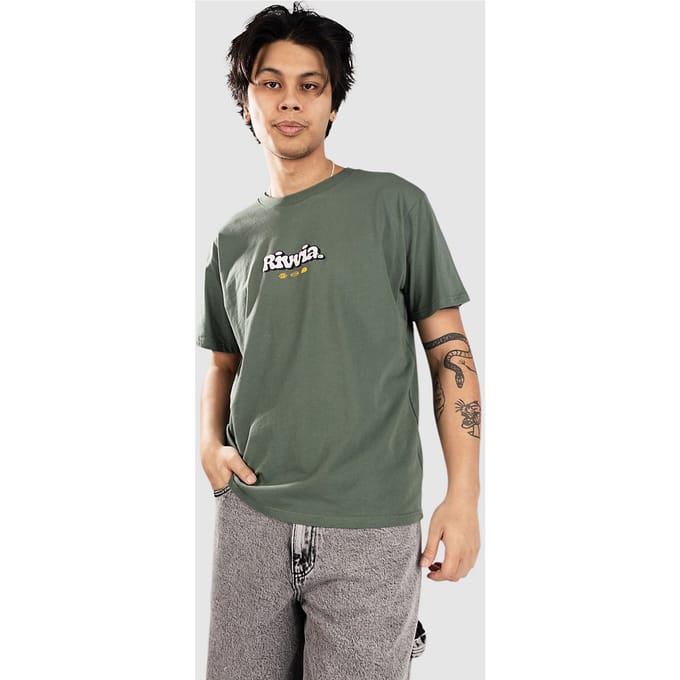 Rivvia Projects Puffer T-Shirt groen