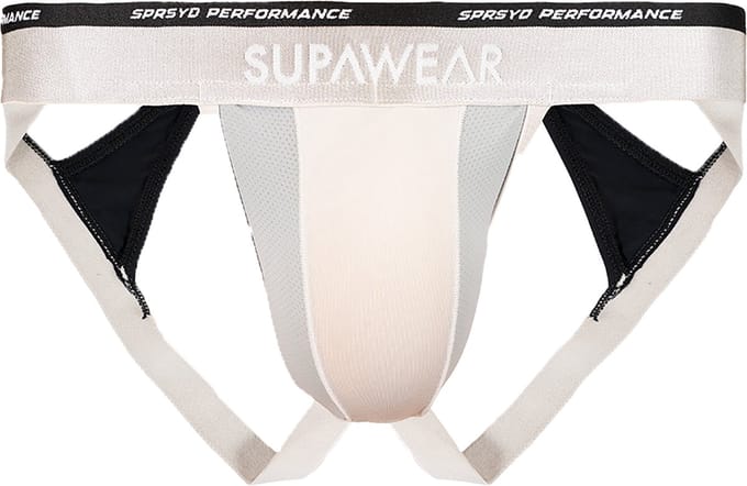 SUPAWEAR SPR Verve Jockstrap Pale Grey - MAAT L - Heren Ondergoed - Jockstrap voor Man - Mannen Jock