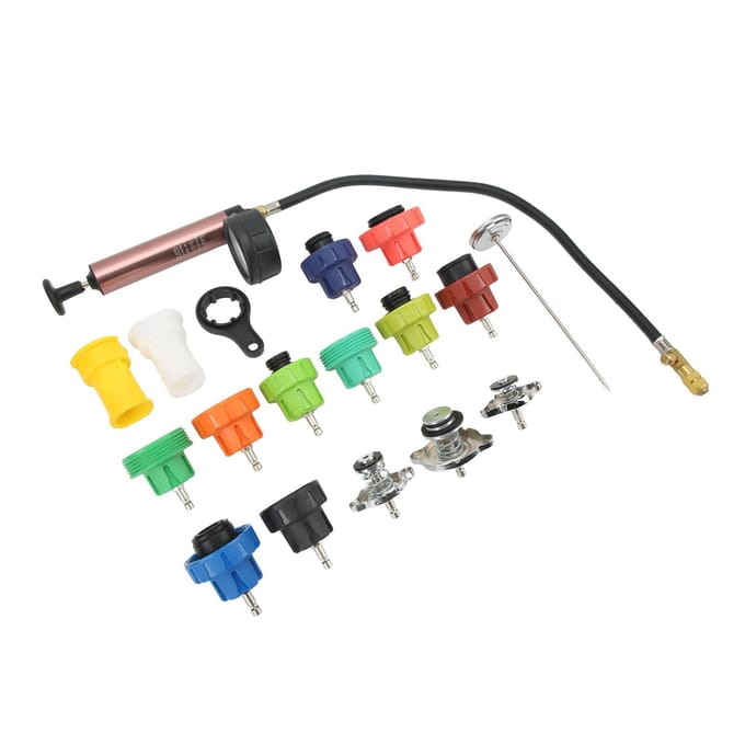 Koelsysteem Lekdetector Radiator Drukkit 0?35psl Auto Detector Gereedschap Koelmiddel Vacuüm Ontluchter blue