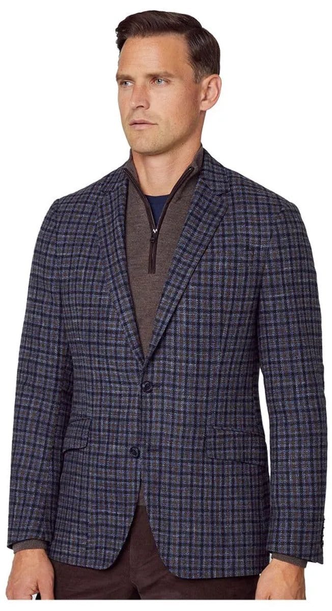 Hackett Hm443258 Blazer Blauw 42 / Regular Man