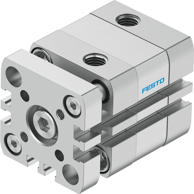 Festo Compacte Cilinder 25mm Boring 60mm Slag ISO 21287 Dubbelwerkend - 554237 - P2DNT