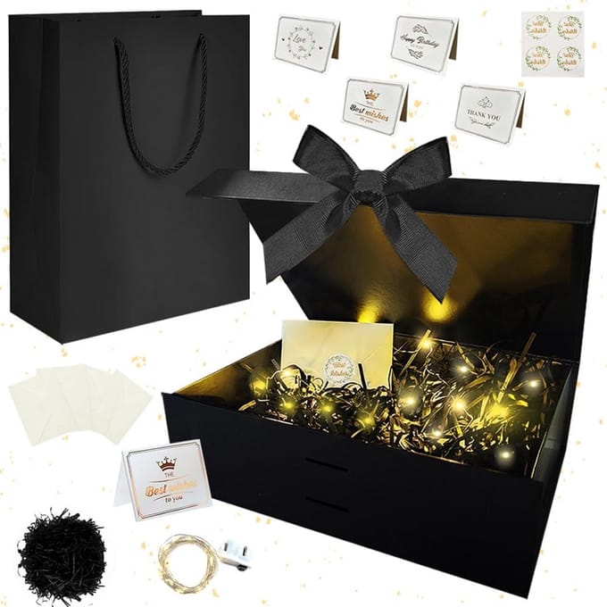 Luxe Cadeaudoos met Strik - Perfect voor Cadeaus en Feestdagen