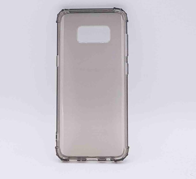 Geschikt voor Samsung S8 – premium – Transparant Hoesje – grijs
