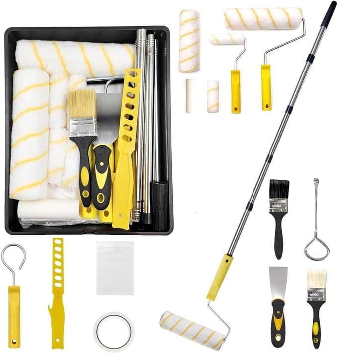 MKSS® Verfroller Set - Muurverf Roller - Muurroller