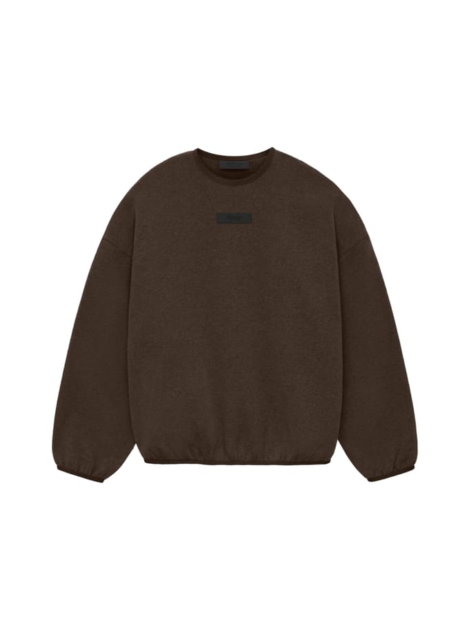 Essentials logo sweater met ronde hals