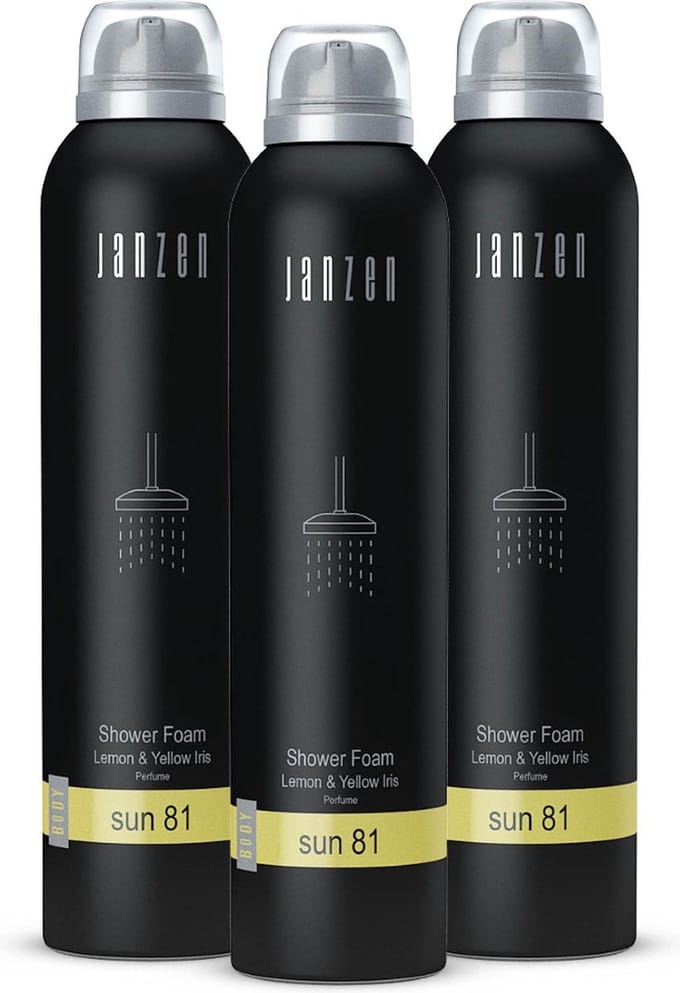 JANZEN Shower Foam Sun 81 3-pack