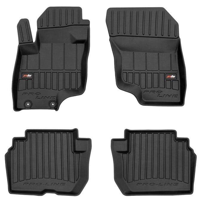FROGUM PROLINE Automatten - Geschikt voor MITSUBISHI ECLIPSE CROSS HYBRID / PHEV (vanaf 2018) - 4-delig - TPE Rubber - Zwart