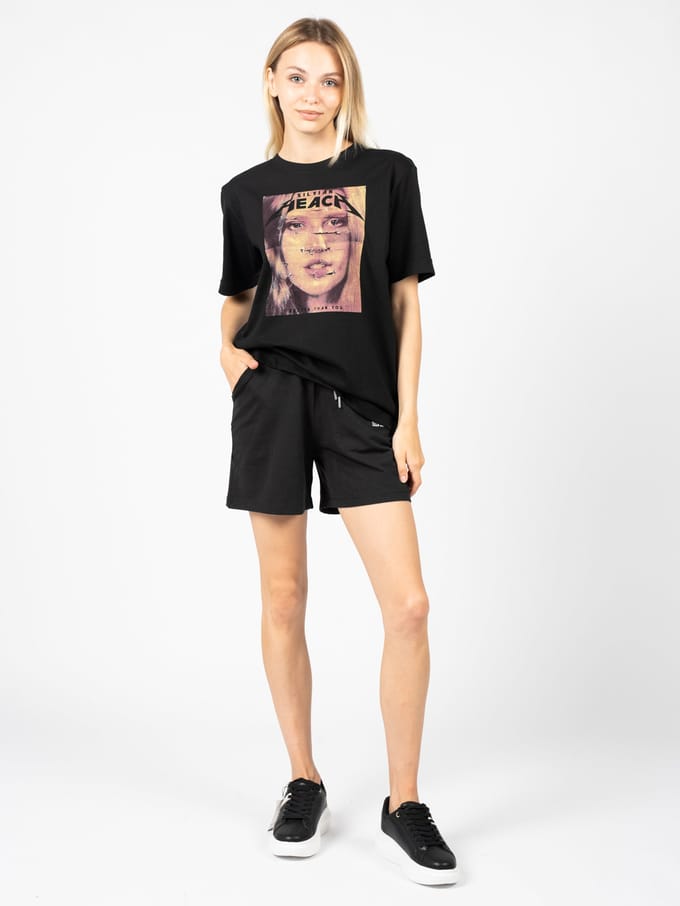 Silvian Heach shorts Vrouw zwart