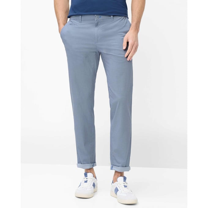 Brax Heren Chino  Style FABIO ATLANTIC, blauw, maat 36/32