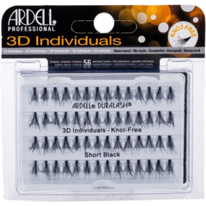 Ardell Duralash 3D Individuele Korte Zwarte Valse Wimpers