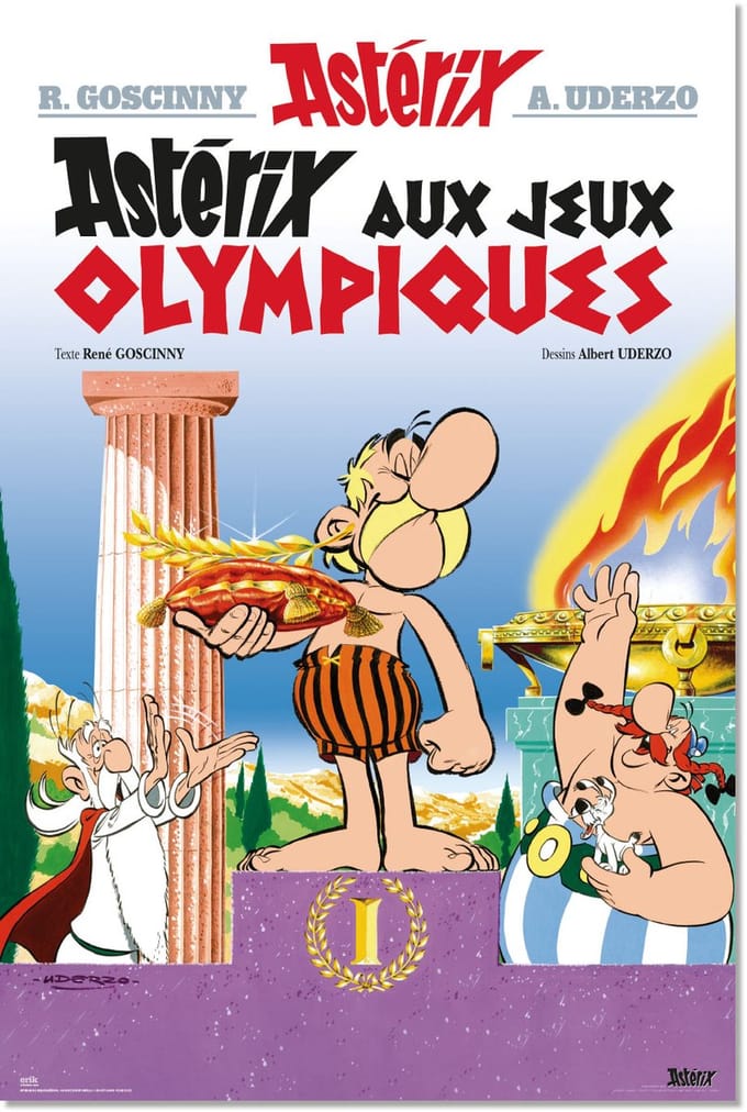 Axterix en de Olympische Spelen Poster 61 x 91 cm