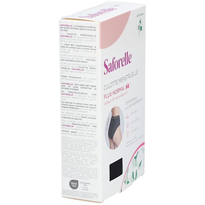 Saforelle Menstruatieslip Normale Vloed 44 - 1 stuk