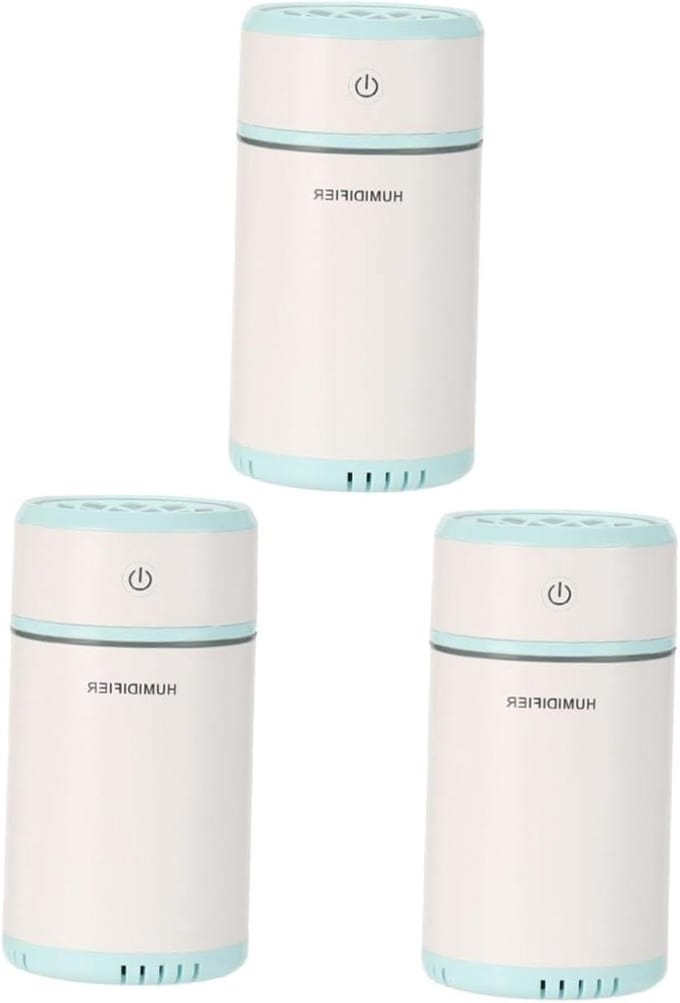 Mini Luchtbevochtiger - Essentiële Olie Diffuser - Lucht Verfrissen - USB Oplaadbaar - 200 ml Capaciteit - Hemelsblauw