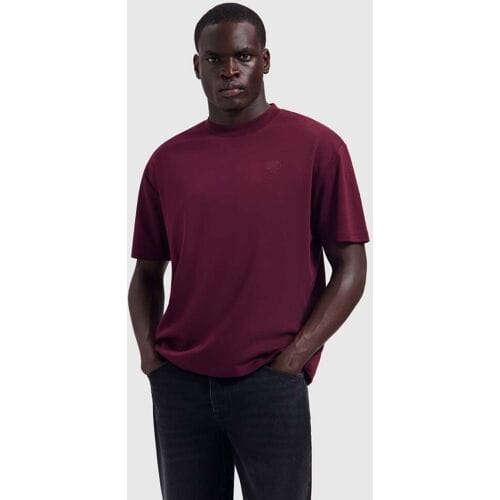 Pure Path T-shirt Essential Initials Wine  M