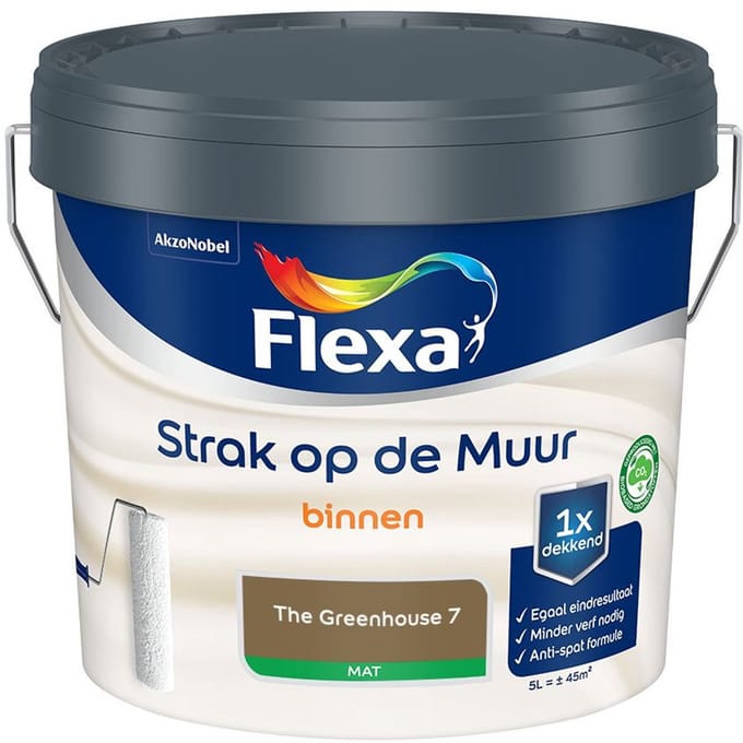 Flexa - Strak Op De Muur Binnen Mat - The Greenhouse 7 - Mengverf - 5 L