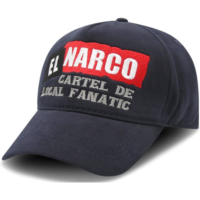 Baseball Cap Heren - Pet Heren - EL NARCO - Navy