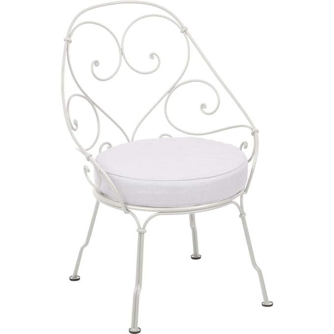 Fermob 1900 Fauteuil Cabriolet - A5 leemgrijs - flanelgrijs