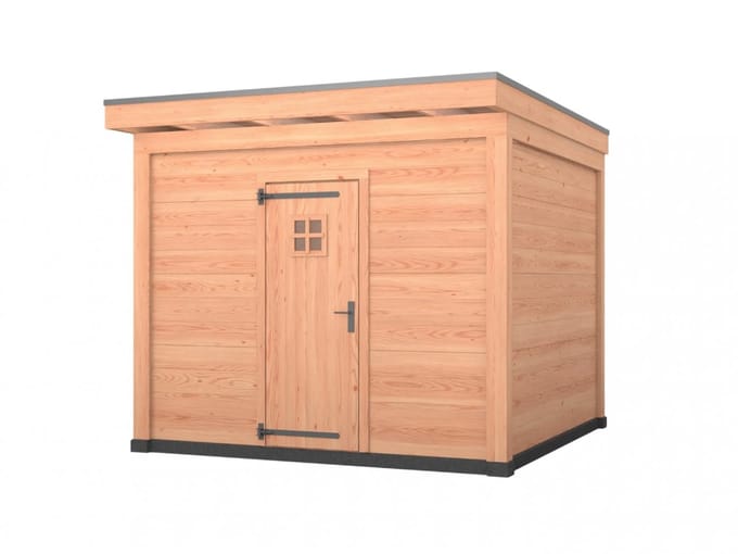 Douglas overkapping, 300 x 350, met schuur, Westwood Comfort Plus