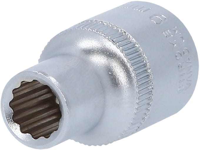 BRILLIANT TOOLS 1/2" Twaalfkant-dopsleutel 9 mm - BT022409