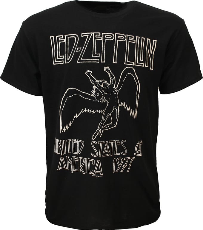 Led Zeppelin USA '77 T-Shirt - Officiële Merchandise - M