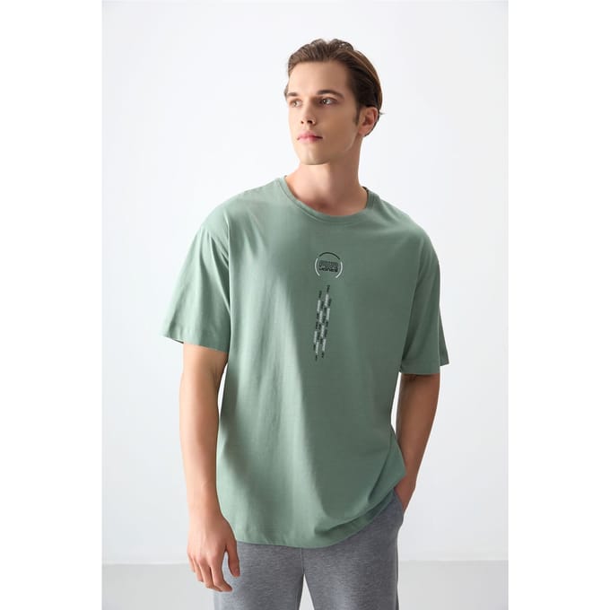 Oversized Katoenen Crew Neck T-Shirt