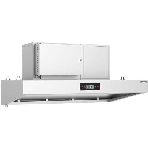 GGM Gastro Hybrid Dunstabzugshaube - 2000mm - 90% Abluftreinigungseffizienz - mit Smart Touch - LED