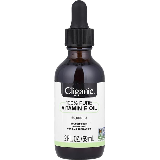Cliganic, Huile de Vitamine E 100% Pure, 60 000 UI, 59 ml (2 fl oz)