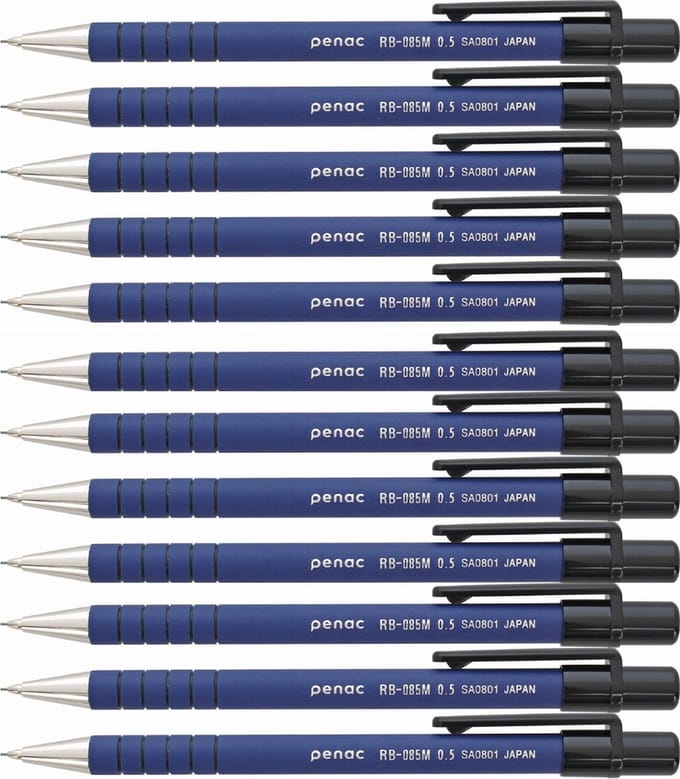 Penac Vulpotlood - RB-085 - 12-pack - Blauw - 0.5mm